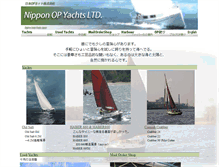 Tablet Screenshot of op-yachts.com